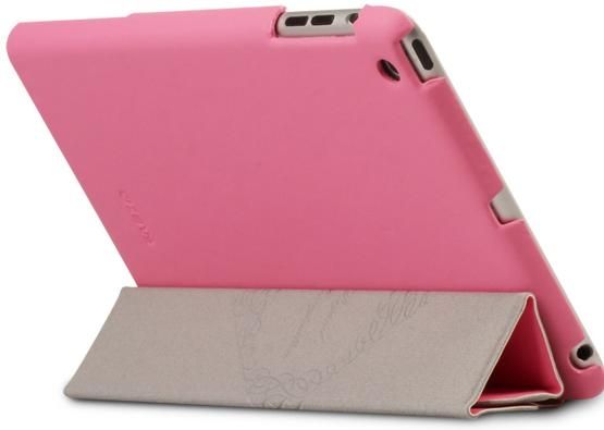 Zenus Smart Folio Cover Case Pink for iPad mini
