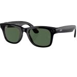 Смарт-окуляри Ray-Ban Meta Wayfarer Shiny Black Frame Green Lenses (RW4006 601/71 50-22)