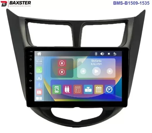 Штатна магнітола Baxster BMS-B1509-11535 Hyundai I-25, Accent, Solaris, Dodge Attitude