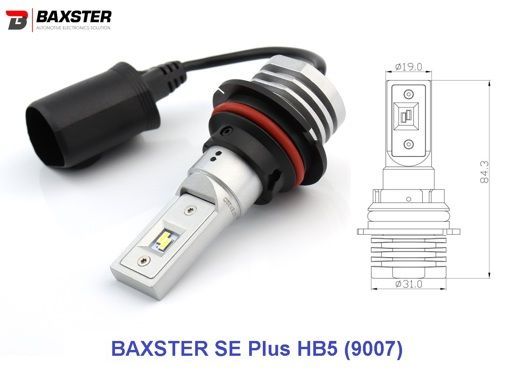 Світлодіодні лампи Baxster SE Plus HB5 9007 6000K (2шт)