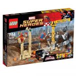 Пластиковый конструктор LEGO Super Heroes Рино и Песочный человек конструктор (76037)