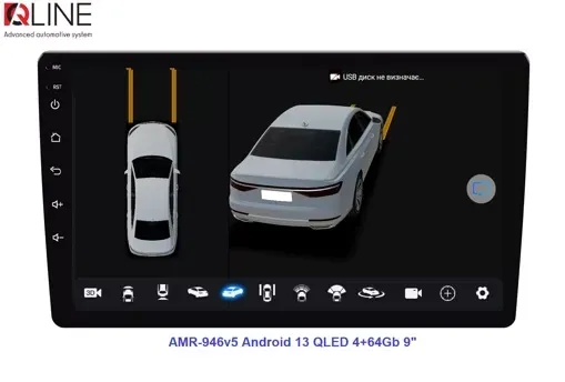Автомагнітола Qline AMR-946v5 Android 13 QLED 4+64Gb 9"