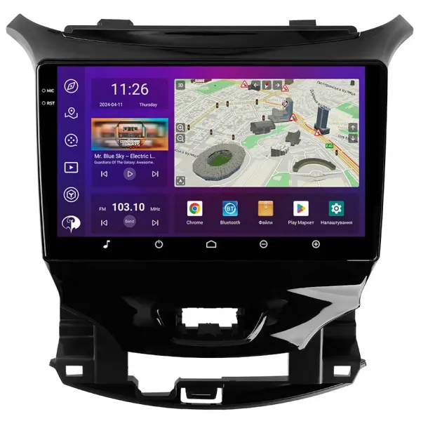 Штатна магнітола PHANTOM DVA-2K9 Pro 4G 360° 4+64 Chevrolet Cruz 2014-2019 Black