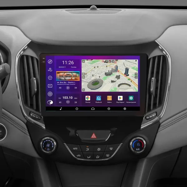 Штатна магнітола PHANTOM DVA-2K9 Pro 4G 360° 4+64 Chevrolet Cruz 2014-2019 Black
