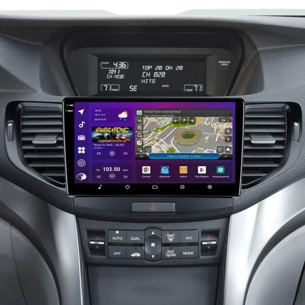 Штатна магнітола PHANTOM DVA-2K9 Pro Max 4G 360° 8+128 Honda Accord 8 2008-2012