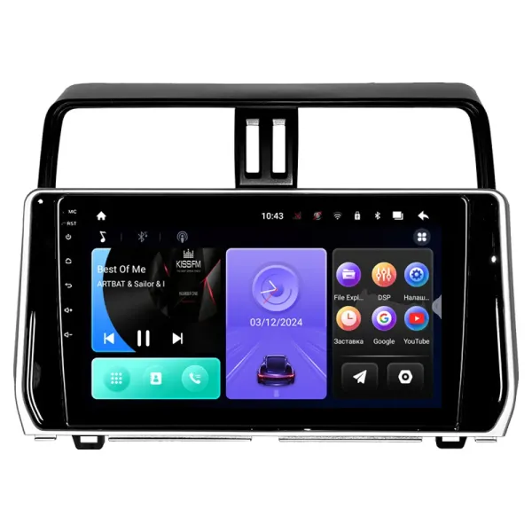 Штатна магнітола PHANTOM DVA-1033 Toyota Land Cruiser Prado (150) 2017+