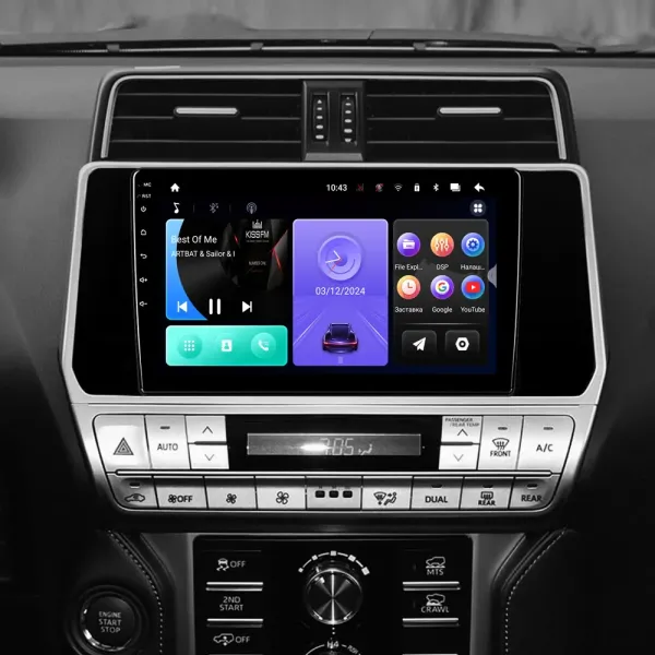 Штатна магнітола PHANTOM DVA-1033 Toyota Land Cruiser Prado (150) 2017+