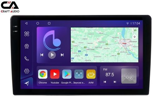Автомагнітола CraftAudio CraftAudо QMS-108256 Android13 QLED 8+256Gb 10" 2K