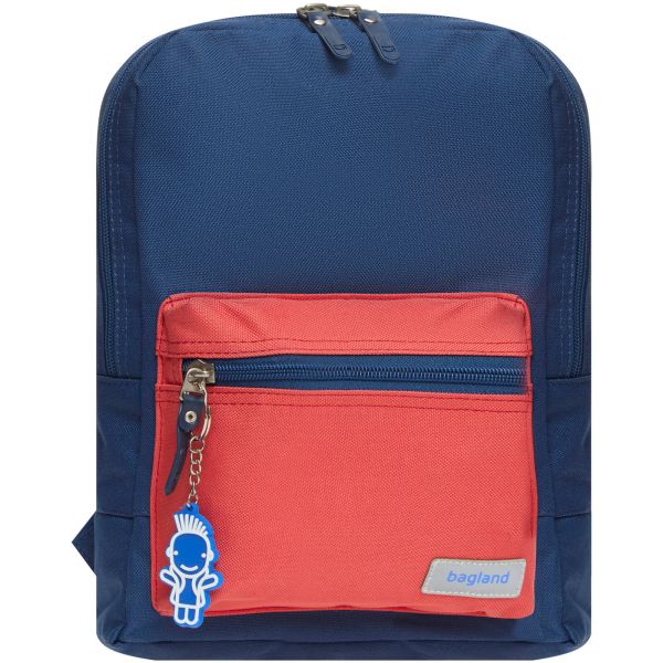 Рюкзак Bagland Молодежный mini 8 л. Синий/красный (0050866)