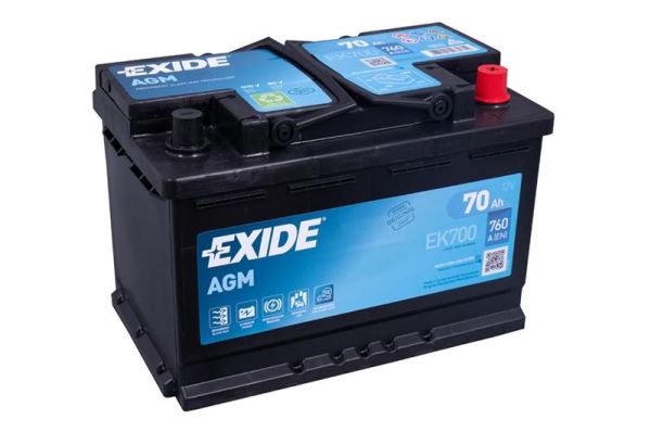 Автомобільний акумулятор AGM Exide EK700