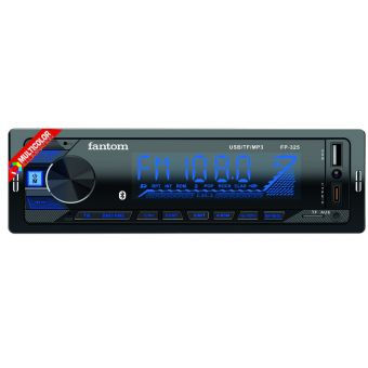 Автомагнітола FANTOM FP-325 Black/Multicolor