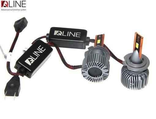 Лампи світлодіодні QLine Ultra +200% 55W H7 6000K (2шт.) 12V