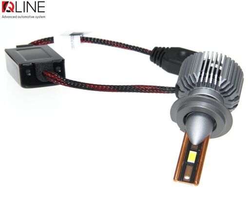 Лампи світлодіодні QLine Ultra +200% 55W H7 6000K (2шт.) 12V