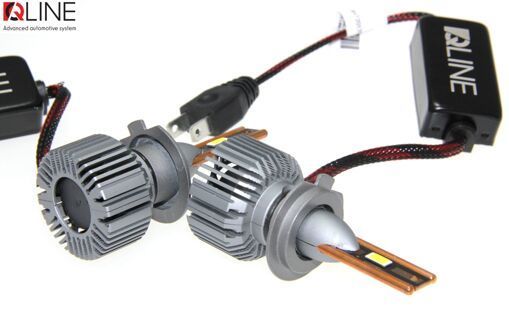 Лампи світлодіодні QLine Ultra +200% 55W H7 6000K (2шт.) 12V