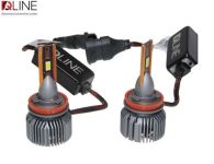 Лампи світлодіодні QLine Ultra +200% 55W H11 6000K (2шт.) 12V