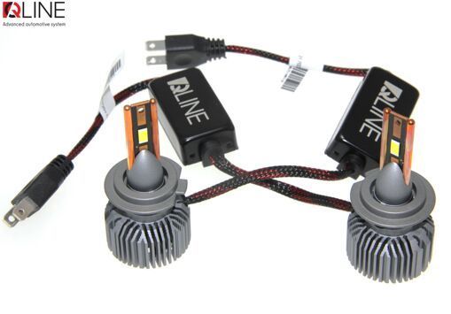 Лампи світлодіодні QLine Ultra +200% 55W H7 6000K (2шт.) 12V