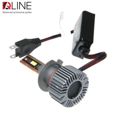 Лампи світлодіодні QLine Ultra +200% 55W H7 6000K (2шт.) 12V