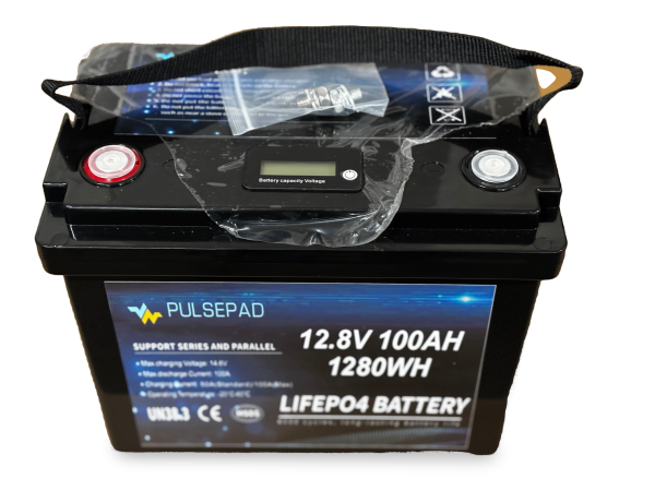 Акумулятор для ДБЖ Pulsepad 12V 100AH LiFePO4 BATTERY (УЦІНКА)