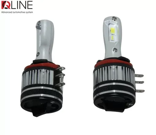 Лампи світлодіодні QLine Ultra +200% 55W H15 6000K (2шт.) 12V
