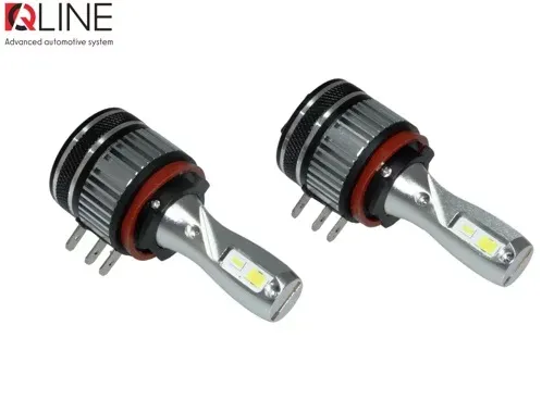 Лампи світлодіодні QLine Ultra +200% 55W H15 6000K (2шт.) 12V