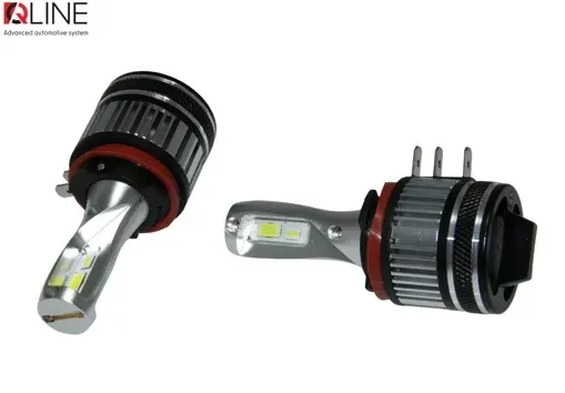 Лампи світлодіодні QLine Ultra +200% 55W H15 6000K (2шт.) 12V