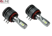 Лампи світлодіодні QLine Ultra +200% 55W H15 6000K (2шт.) 12V