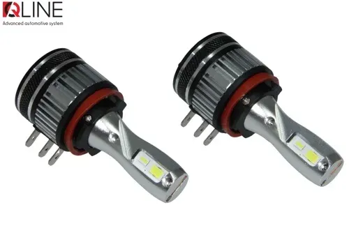 Лампи світлодіодні QLine Ultra +200% 55W H15 6000K (2шт.) 12V