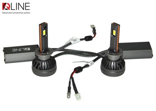 Лампи світлодіодні QLine DualVision 65W H1 6000K (2шт.)