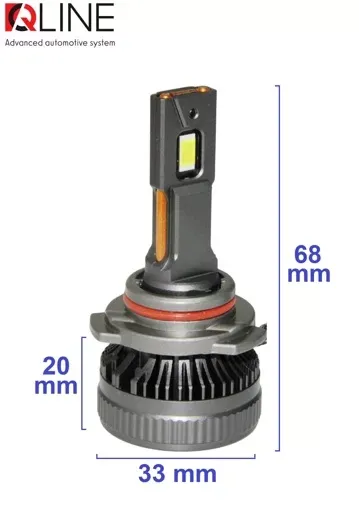Лампи світлодіодні QLine DualVision 65W HB4 6000K (2шт.)