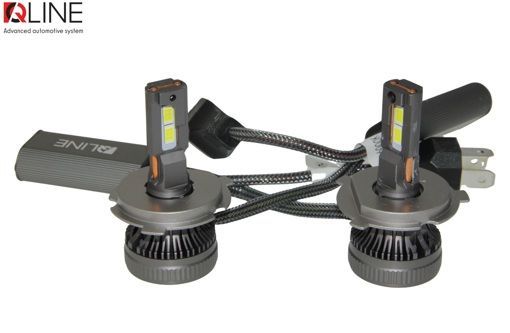 Лампи світлодіодні QLine DualVision 65W H7 24V 6000K (2шт.)