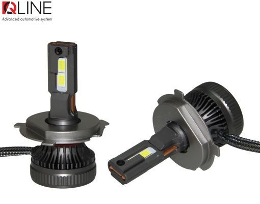 Лампи світлодіодні QLine DualVision 65W H4 6000K (2шт.)