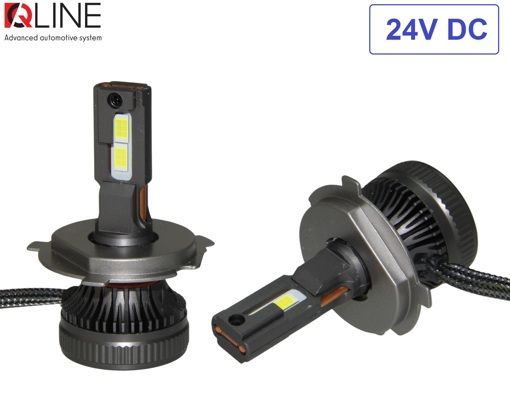 Лампи світлодіодні QLine DualVision 65W H7 24V 6000K (2шт.)