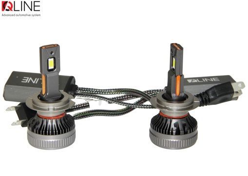 Лампи світлодіодні QLine DualVision 65W H7 12V 6000K (2шт.)