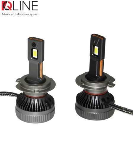 Лампи світлодіодні QLine DualVision 65W H7 12V 6000K (2шт.)