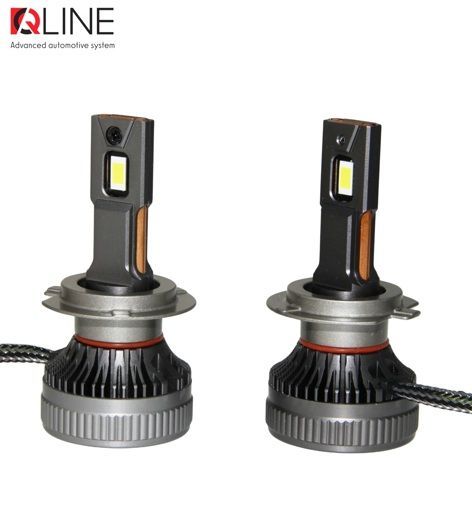 Лампи світлодіодні QLine DualVision 65W H7 12V 6000K (2шт.)