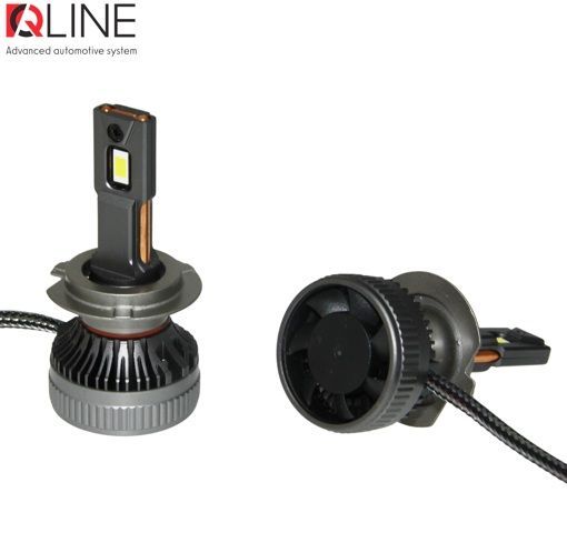 Лампи світлодіодні QLine DualVision 65W H7 12V 6000K (2шт.)