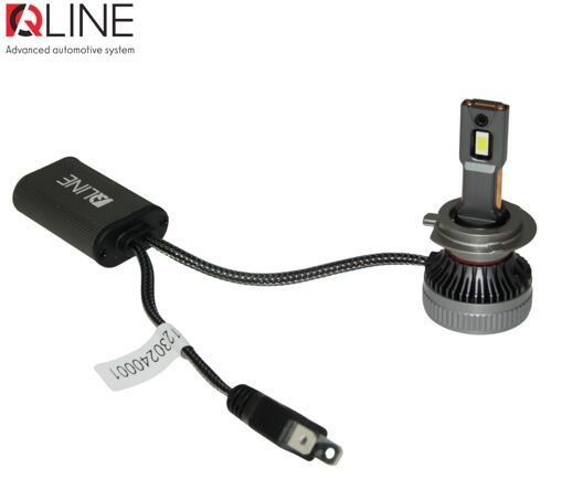 Лампи світлодіодні QLine DualVision 65W H7 12V 6000K (2шт.)