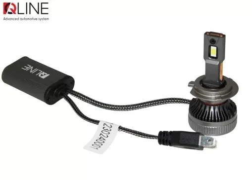 Лампи світлодіодні QLine DualVision 65W H7 12V 6000K (2шт.)
