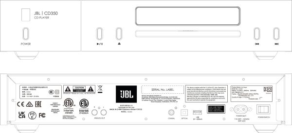 CD - програвач JBL CD350 Classic