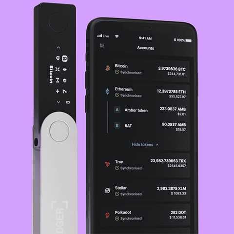 Апаратний криптогаманець Ledger Nano X Onyx Black