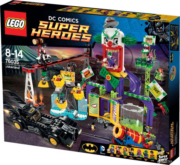 Пластиковый конструктор LEGO Super Heroes Джокерленд конструктор (76035)