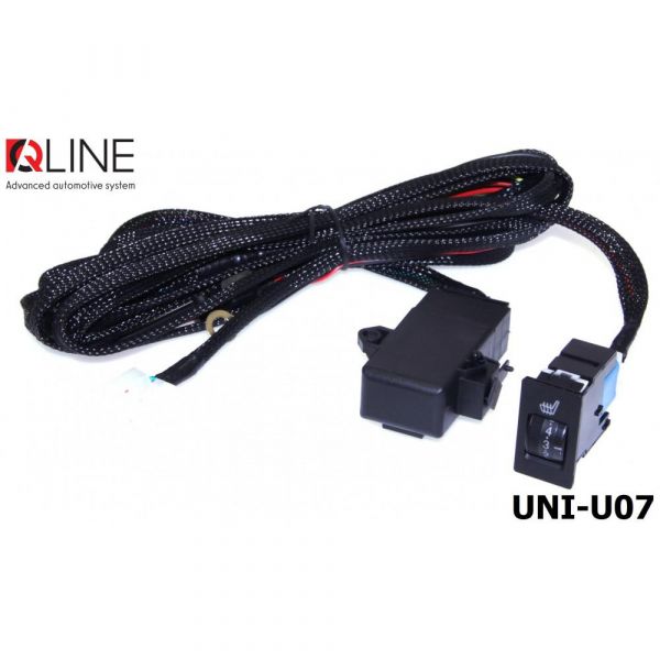 Подогрев сидений QLine Fiber Fiber UNI-U07 (1 сидение)