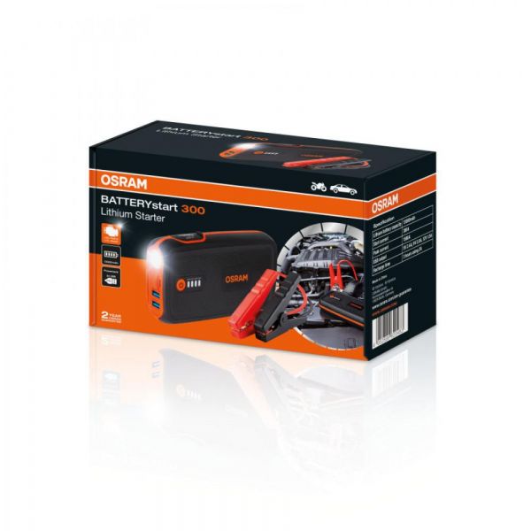 Пускозарядное устройство с функцией power bank OSRAM OBSL300