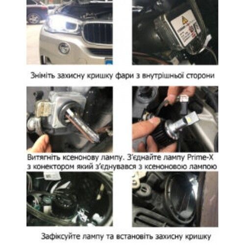 Світлодіодні лампи Prime-X D Pro D8 5000K (2 шт.)