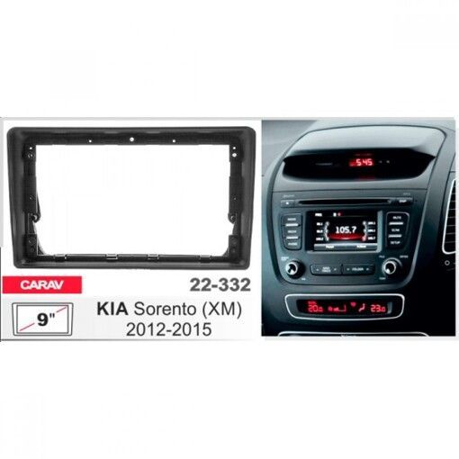 Рамка перехідна Carav 22-332 KIA Sorento