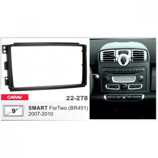 Рамка перехідна Carav 22-278 Smart ForTwo