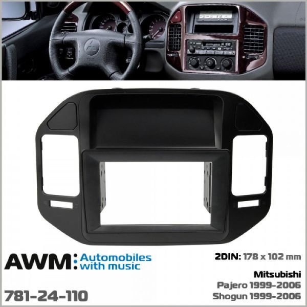 Рамка переходная AWM 781-24-110 Mitsubishi Pajero, Shogun