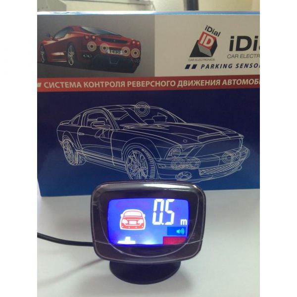 Парктроник iDial ID-069-8 LCD черный