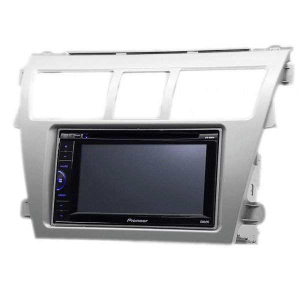 Рамка переходная Carav 11-164 Toyota Vios 2007+,Belta 2005-2008, Yaris Sedan 2006+ (Silver)