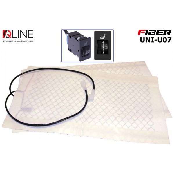 Подогрев сидений QLine Fiber Fiber UNI-U07 (1 сидение)